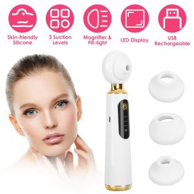 Blackhead Vacuum Remover Electric Acne Blackhead Comedone Extractor Remover Tool Facial Pore Cleaner Pimple Suction Tool Blackhead Vacuum Remover Electric Acne Blackhead Comedone Extractor Remover Tool Facial Pore Cleaner Pimple Suction Tool