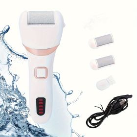Electric Foot Grinder And Callus Remover, Electric Foot Polisher, Rechargeable Foot Washing And Pedicure Kit, Suitable For Cracked Heels And Dead (Color: White) Electric Foot Grinder And Callus Remover, Electric Foot Polisher, Rechargeable Foot Washing And Pedicure Kit, Suitable For Cracked Heels And Dead (Color: White)